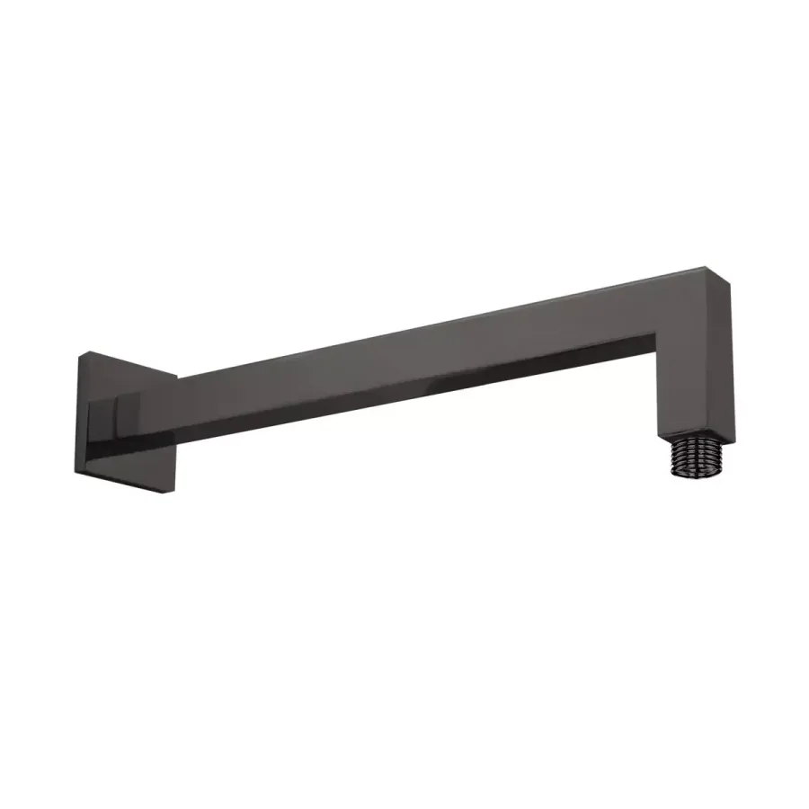 Duvardan Duş Başlığı Boru Grubu, 344 mm - Mat Antrasit
