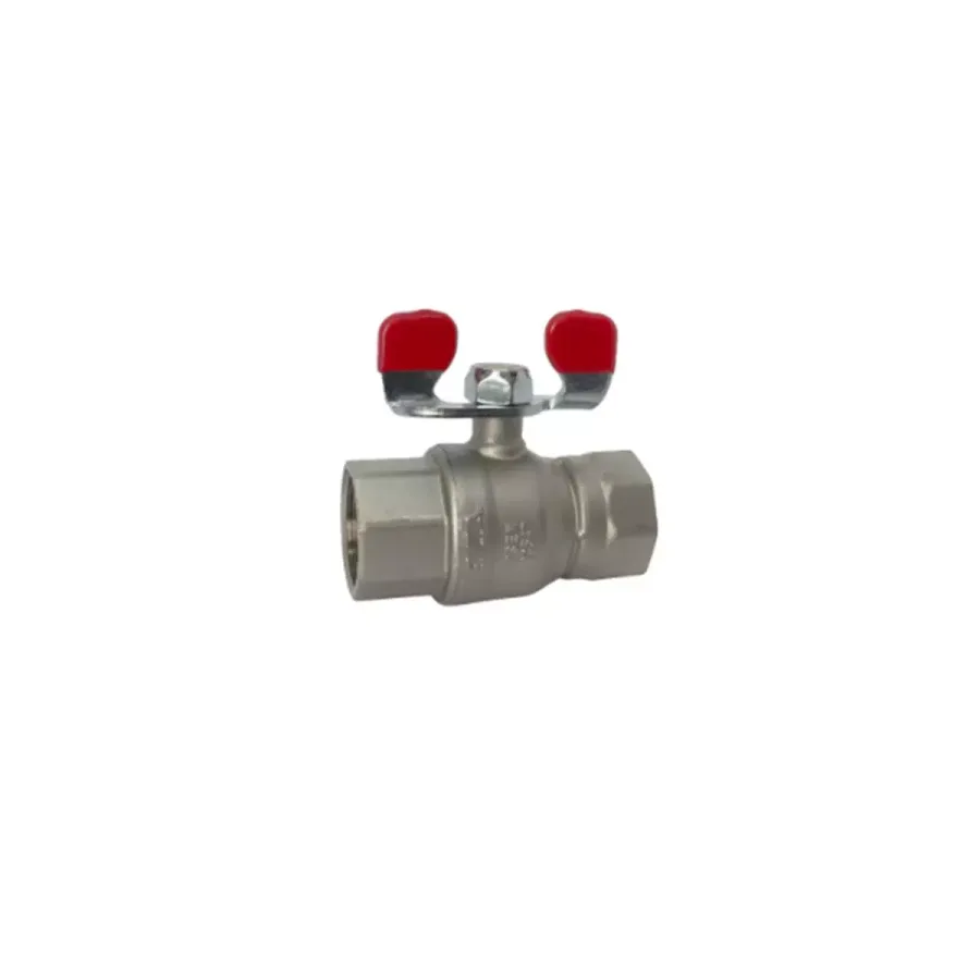 ENDÜSTRİYEL KÜRESEL VALF KIRMIZI VOLAN İÇ DİŞ x İÇ DİŞ 1/2"
