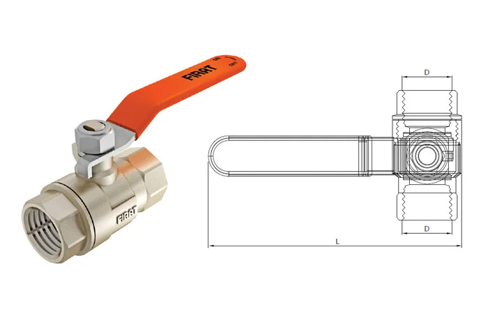 Küresel Su Vanası (Pn10) 1/2”