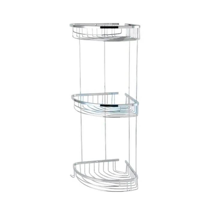 DESTİNA ÜÇLÜ SÜNGERLİK 22*22 CM KROM