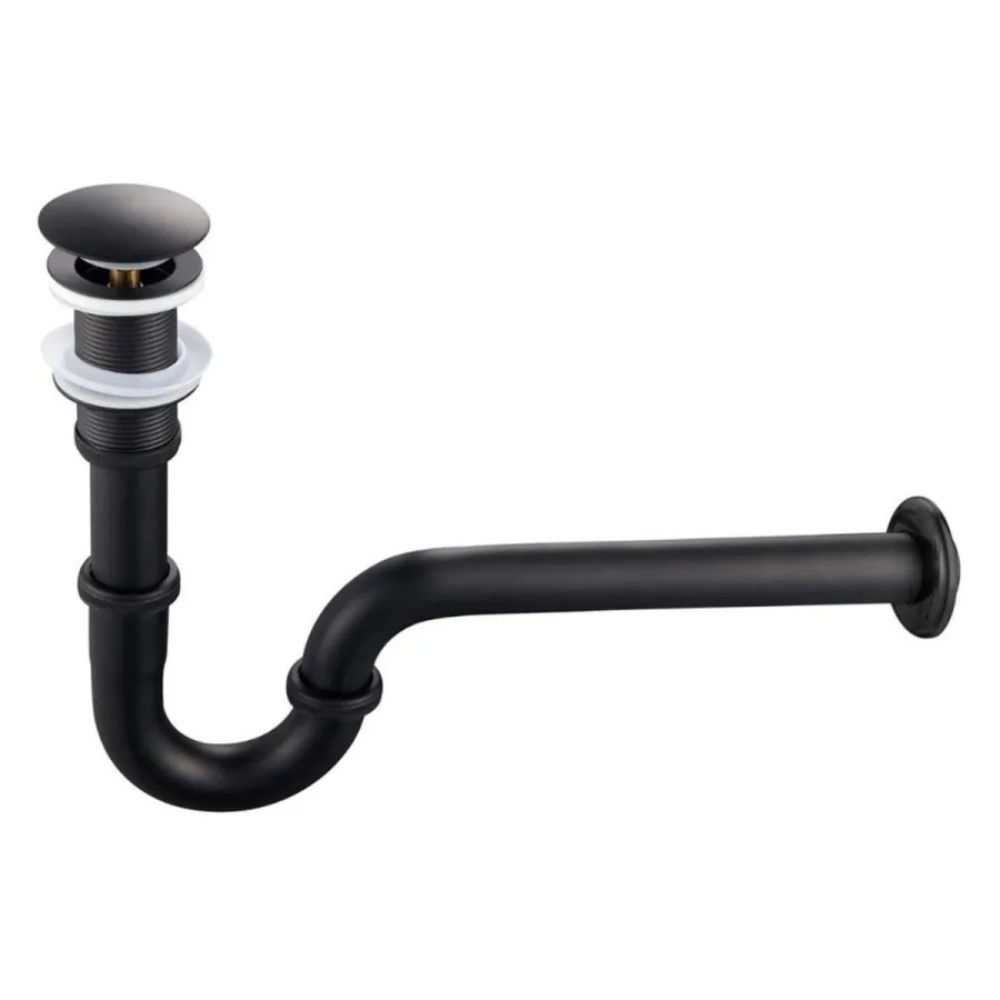 SİYAH S LAVABO SİFONU