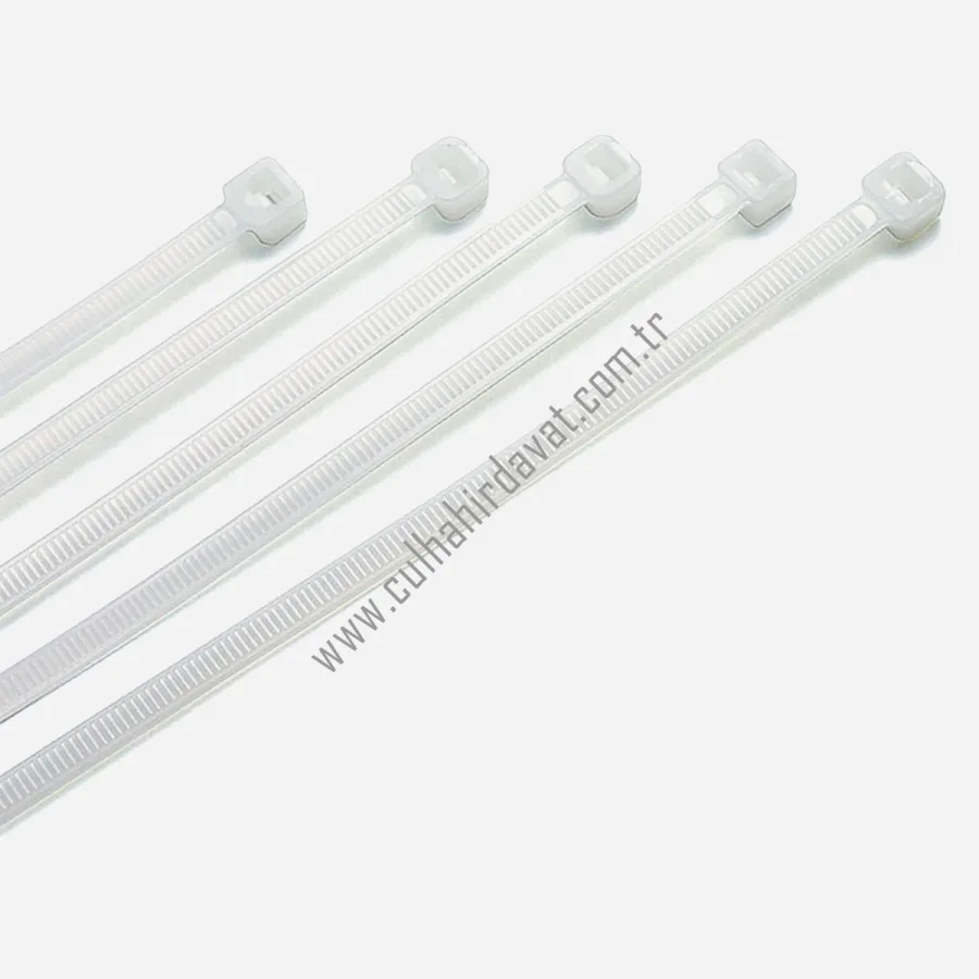 Tomax Plastik Kilitli Kelepçe (Beyaz)