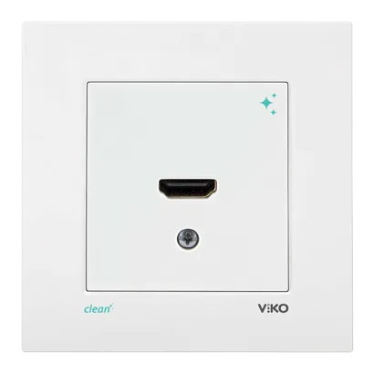 Karre Beyaz Hdmi Konnektör Komple Clean