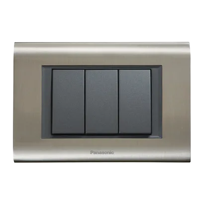Sistema 5IG 3M Çerçeve Inox 3X1M Anahtar