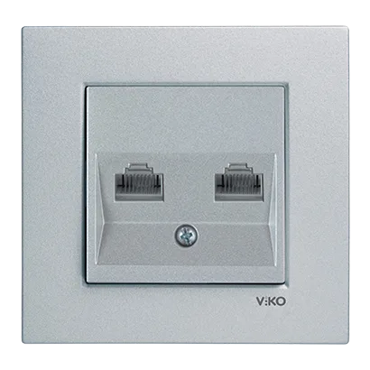 İkili Data Prizi (2xRJ45 CAT5E)